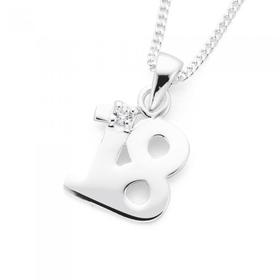 Silver-Cubic-Zirconia-18-Pendant on sale