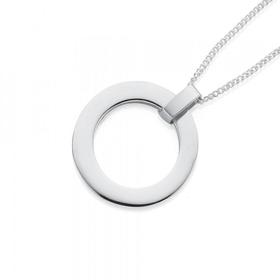 Silver-Circle-Pendant on sale