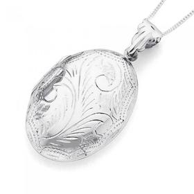 Sterling-Silver-Oval-Locket on sale