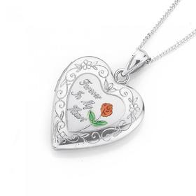 Sterling-Silver-Forever-In-My-Heart-Locket on sale