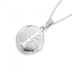 Silver-Round-Tree-Of-Life-Locket on sale