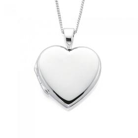 Sterling-Silver-26x22mm-Heart-Locket on sale