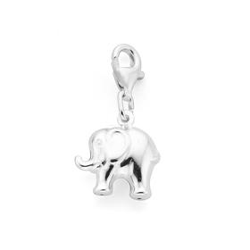 Silver-Elephant-Charm on sale