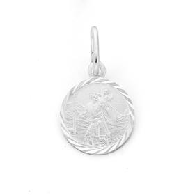 Silver-St-Christopher-Charm on sale