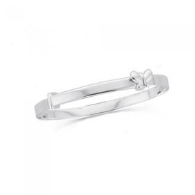 Silver-4x50mm-Butterfly-Childs-Expandable-Bangle on sale