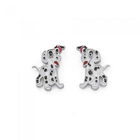 Silver-White-Enamel-Dalmatian-Studs on sale