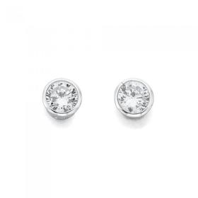 Sterling-Silver-Cubic-Zirconia-Studs on sale