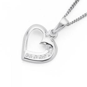 SS-Cubic-Zirconia-Heart-Pendant on sale