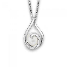 Sterling+Silver+Freshwater+Pearl+Pendant