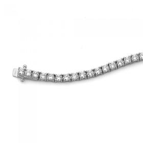 Sterling-Silver-19cm-Cubic-Zirconia-Tennis-Bracelet on sale