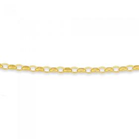 Solid-9ct-Gold-45cm-Oval-Belcher-Chain on sale