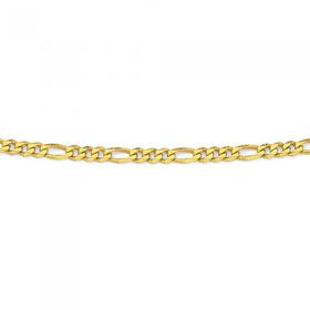 9ct-Gold-55cm-Solid-Figaro-31-Chain on sale