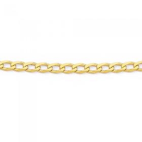 9ct-Gold-55cm-Solid-Open-Curb-Chain on sale