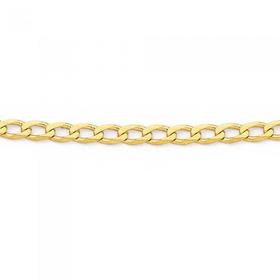 9ct-Gold-55cm-Solid-Open-Curb-Chain on sale