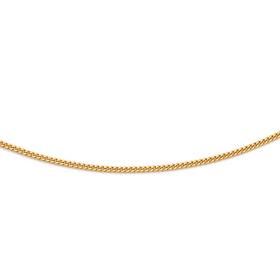 Solid+9ct+Gold%2C+50cm+Tight+Convex+Curb+Chain