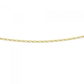 9ct-Gold-45cm-Solid-Figaro-11-Chain on sale
