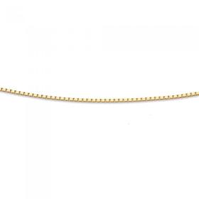 9ct-Gold-45cm-Box-Chain on sale