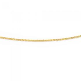 Solid-9ct-Gold-45cm-Curb-Chain on sale