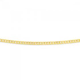 9ct-Gold-50cm-Concave-Curb-Chain on sale