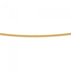 9ct-Gold-45cm-Solid-Curb-Chain on sale