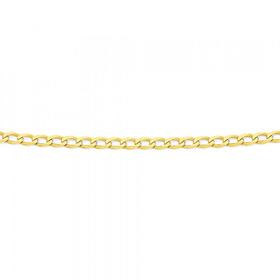9ct-Gold-45cm-Solid-Curb-Chain on sale