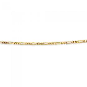 9ct-Gold-50cm-Solid-Figaro-31-Chain on sale