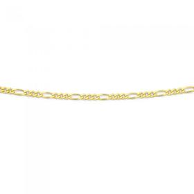 9ct-Gold-45cm-Figaro-31-Chain on sale