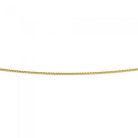 9ct-Gold-45cm-Solid-Curb-Chain on sale