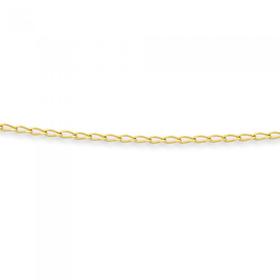 9ct-Gold-45cm-Solid-Open-Curb-Chain on sale