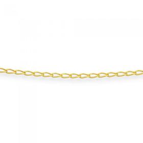 9ct-Gold-50cm-Solid-Open-Curb-Chain on sale