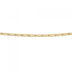 Solid-9ct-Gold-45cm-11-Anchor-Chain on sale