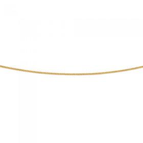 9ct-Gold-45cm-Solid-Curb-Chain on sale