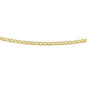 Solid-9ct-Gold-45cm-Curb-Chain on sale