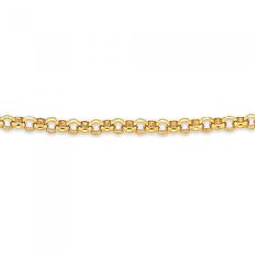 9ct+Gold+50cm+Solid+Belcher+Chain