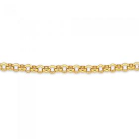 9ct-Gold-55cm-Solid-Belcher-Chain on sale