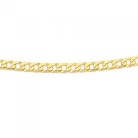 9ct-50cm-Flat-Bevelled-Curb-Chain on sale