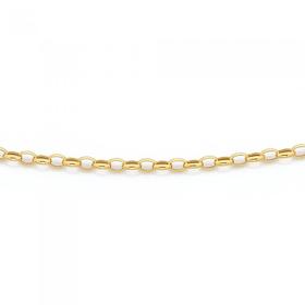 9ct-Gold-40cm-Oval-Belcher-Chain on sale