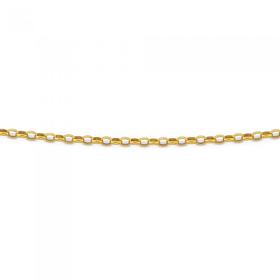 9ct-Gold-45cm-Oval-Belcher-Chain on sale