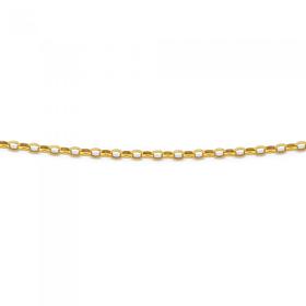 9ct-Gold-50cm-Hollow-Belcher-Chain on sale