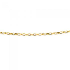 9ct-Gold-50cm-Oval-Belcher-Chain on sale