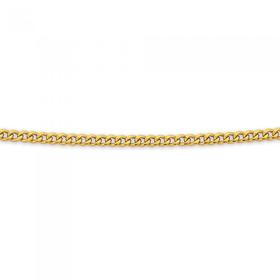 9ct-Gold-45cm-Curb-Chain on sale