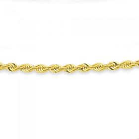 9ct-Gold-45cm-Rope-Chain on sale