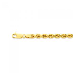 9ct-Gold-19cm-Rope-Bracelet on sale