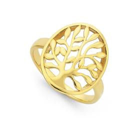 9ct-Gold-Tree-of-Life-Ring on sale