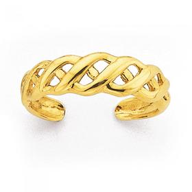 9ct-Gold-Toe-Ring on sale