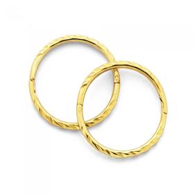 9ct-Gold-Medium-Twist-Sleepers on sale