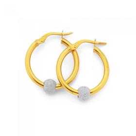 9ct-Gold-Medium-Hoops-15mm on sale