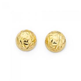 9ct-Gold-Stud-Earrings on sale