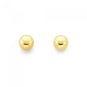 9ct-Gold-3mm-Ball-Stud-Earrings on sale