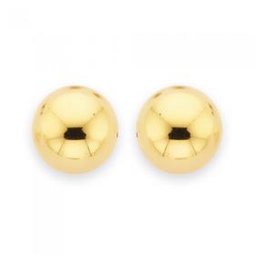 9ct-10mm-Ball-Stud-Earrings on sale